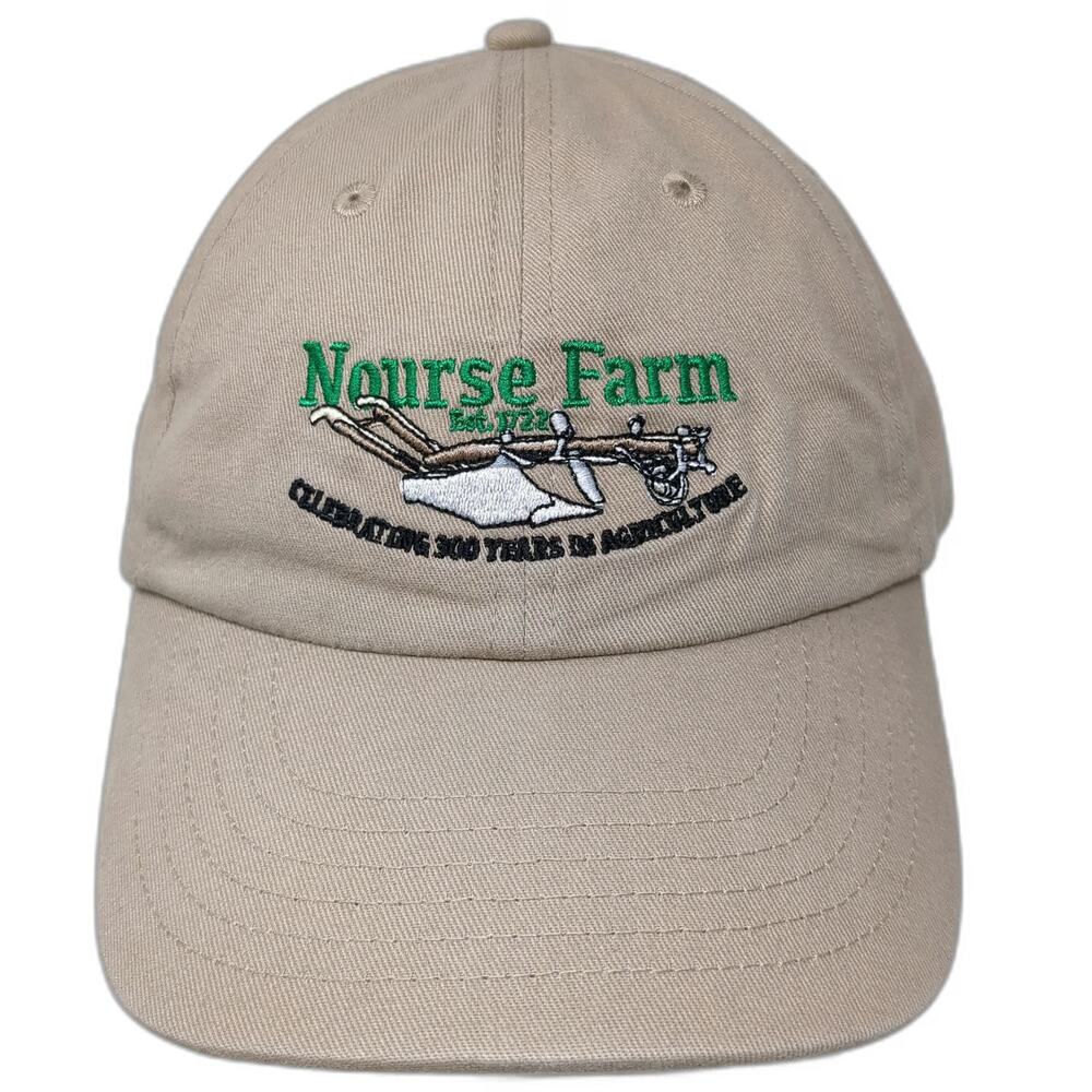 Big Accessories Nourse Farm 300 Years Ag Plow Hat Baseball Cap Beige One Size